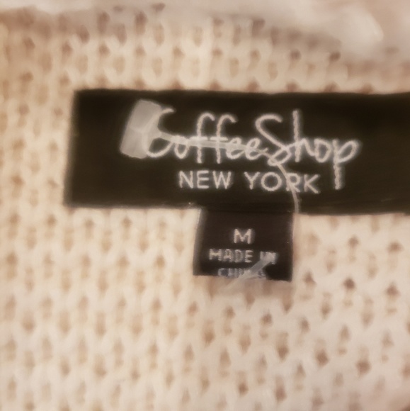Coffee Shop New York shearling sweater - Picture 2 of 5